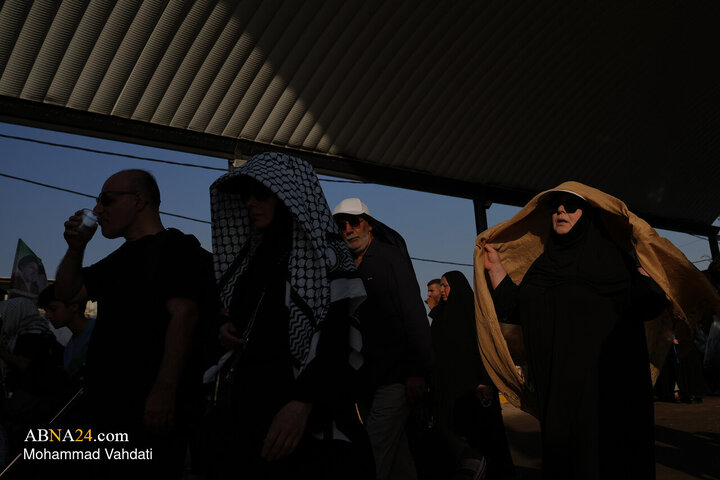 Photos: Tariq al-Hussain; Path of Devotion of Arbaeen Pilgrims Toward Holy Karbala