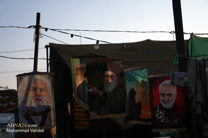 Photos: Tariq al-Hussain; Path of Devotion of Arbaeen Pilgrims Toward Holy Karbala