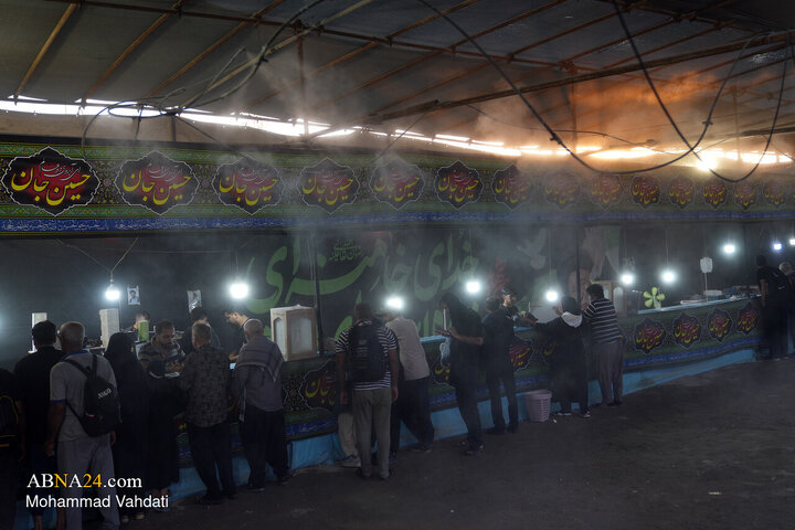 Photos: Tariq al-Hussain; Path of Devotion of Arbaeen Pilgrims Toward Holy Karbala