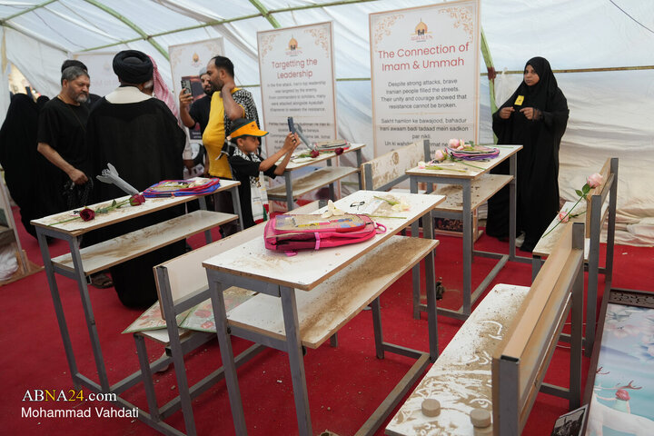 Photos: Tariq al-Hussain; Path of Devotion of Arbaeen Pilgrims Toward Holy Karbala