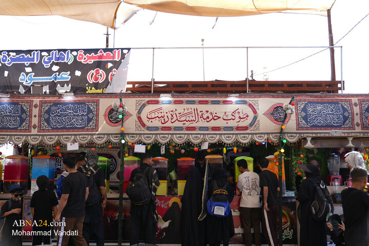 Photos: Tariq al-Hussain; Path of Devotion of Arbaeen Pilgrims Toward Holy Karbala