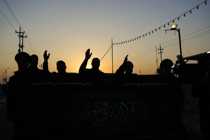 Photos: Presence of Caravan of Envoys of Imam Reza among Mawkib Organizers of Kut, Iraq