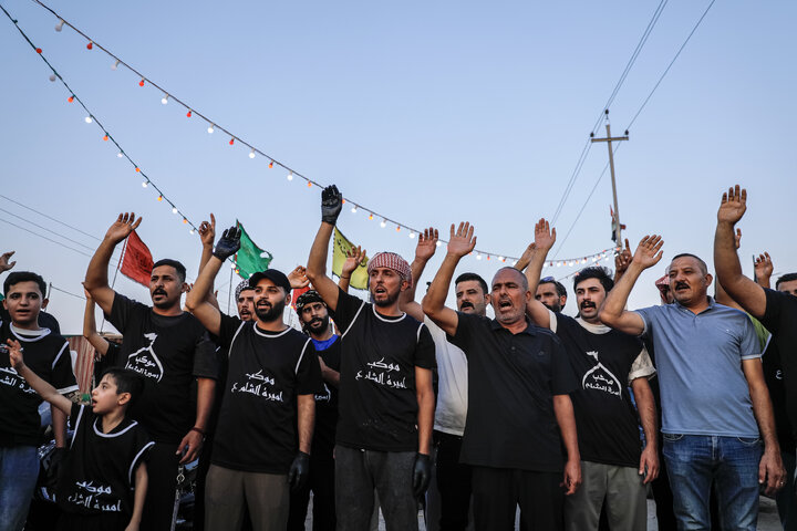 Photos: Presence of Caravan of Envoys of Imam Reza among Mawkib Organizers of Kut, Iraq