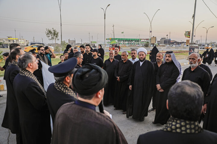 Photos: Presence of Caravan of Envoys of Imam Reza among Mawkib Organizers of Kut, Iraq