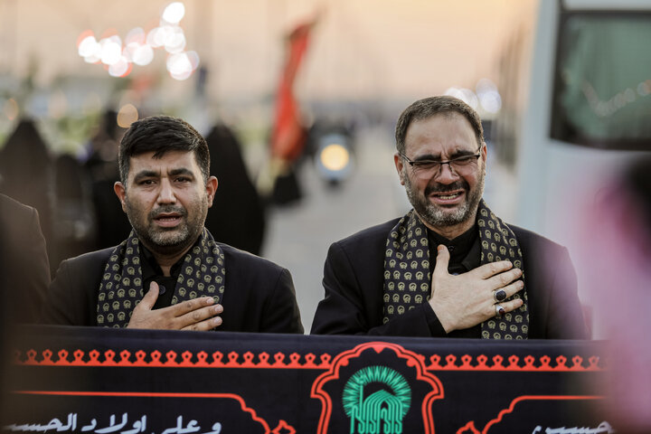 Photos: Presence of Caravan of Envoys of Imam Reza among Mawkib Organizers of Kut, Iraq
