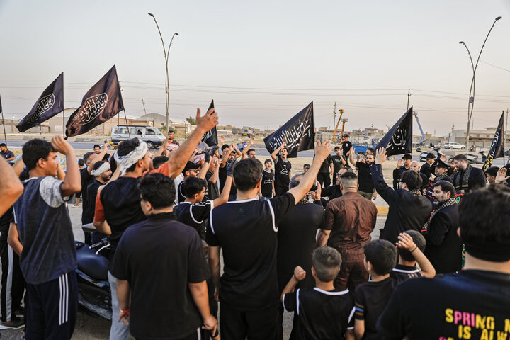Photos: Presence of Caravan of Envoys of Imam Reza among Mawkib Organizers of Kut, Iraq