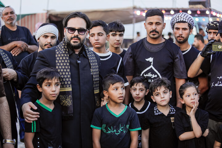 Photos: Presence of Caravan of Envoys of Imam Reza among Mawkib Organizers of Kut, Iraq