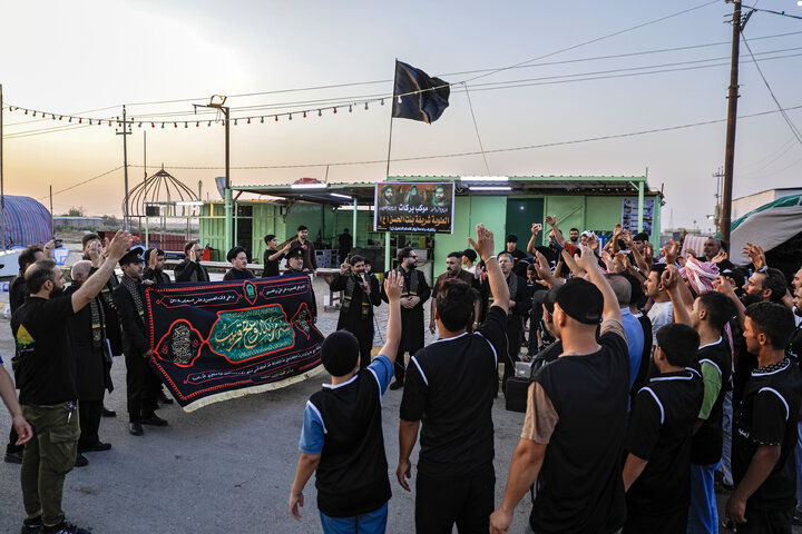 Photos: Presence of Caravan of Envoys of Imam Reza among Mawkib Organizers of Kut, Iraq