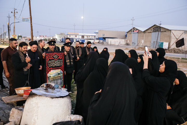 Photos: Presence of Caravan of Envoys of Imam Reza among Mawkib Organizers of Kut, Iraq