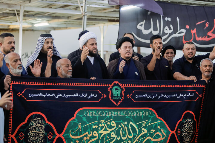 Photos: Presence of Caravan of Envoys of Imam Reza among Mawkib Organizers of Kut, Iraq