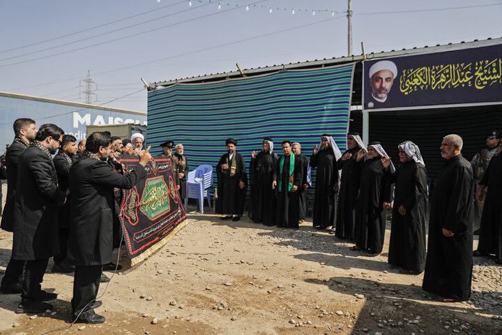 Photos: Presence of Caravan of Envoys of Imam Reza among Mawkib Organizers of Kut, Iraq