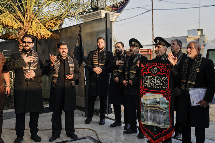 Photos: Presence of Caravan of Envoys of Imam Reza among Mawkib Organizers of Kut, Iraq