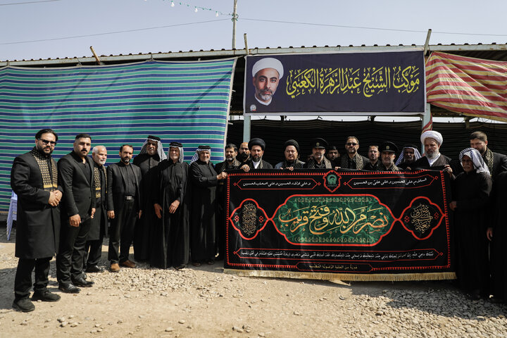 Photos: Presence of Caravan of Envoys of Imam Reza among Mawkib Organizers of Kut, Iraq