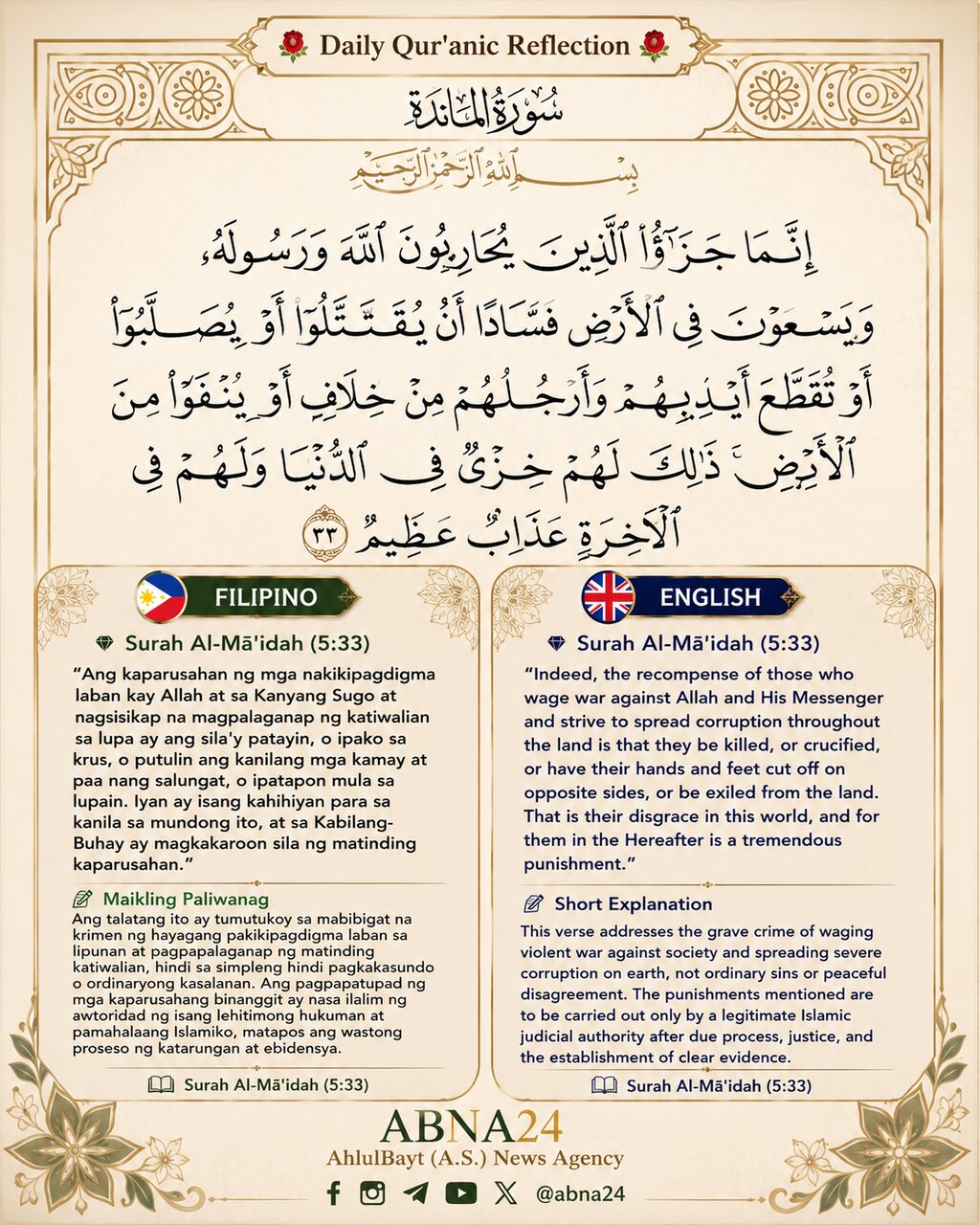 Pagninilay sa Qur'an ngayon