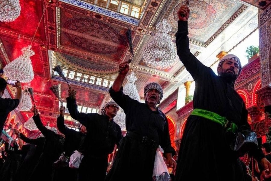 کاروان «پرچمهای حشد» از فاو به کربلای معلی رسید