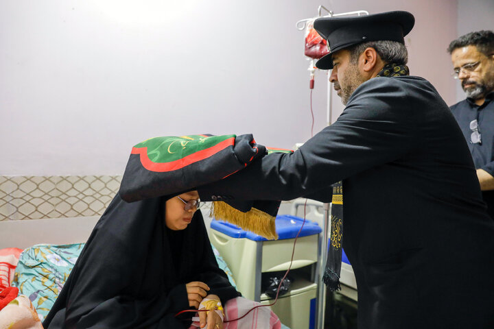 Photos: Presence of Caravan of "Envoys of Compassionate Imam (AS)" at Hazrat Batoul Hospital in the City of Kut, Iraq