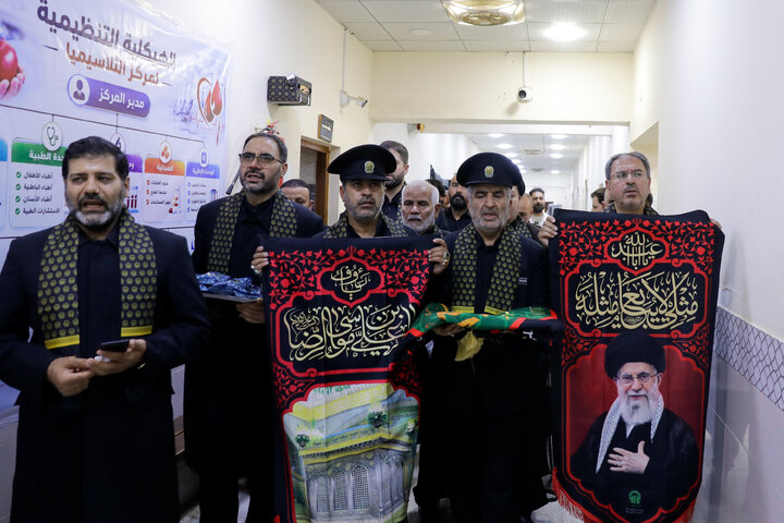 Photos: Presence of Caravan of "Envoys of Compassionate Imam (AS)" at Hazrat Batoul Hospital in the City of Kut, Iraq