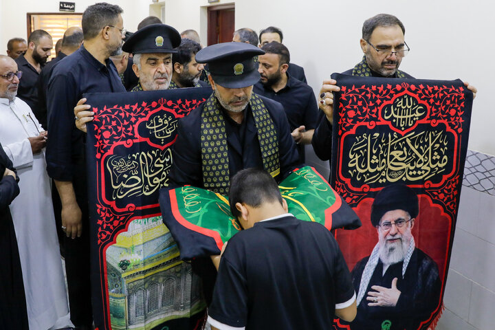 Photos: Presence of Caravan of "Envoys of Compassionate Imam (AS)" at Hazrat Batoul Hospital in the City of Kut, Iraq
