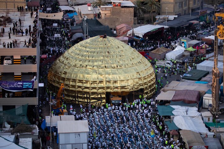 تقرير مصور/ حضور مميز لموكب بني عامر الحسيني في أربعينية الإمام الحسين(ع) بمدينة كربلاء المقدسة