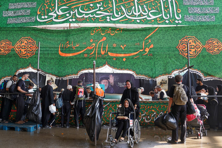 Photos: Imam Reza Mawkib at Mehran Border