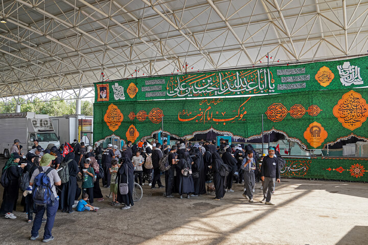 Photos: Imam Reza Mawkib at Mehran Border