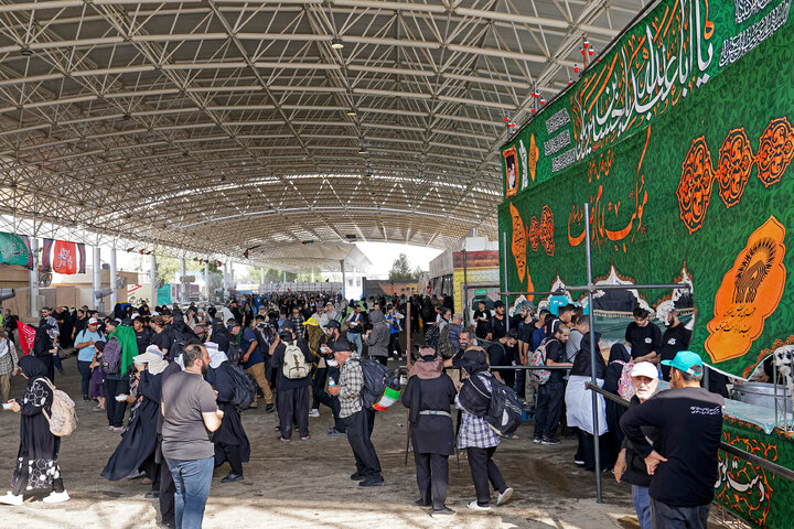 Photos: Imam Reza Mawkib at Mehran Border