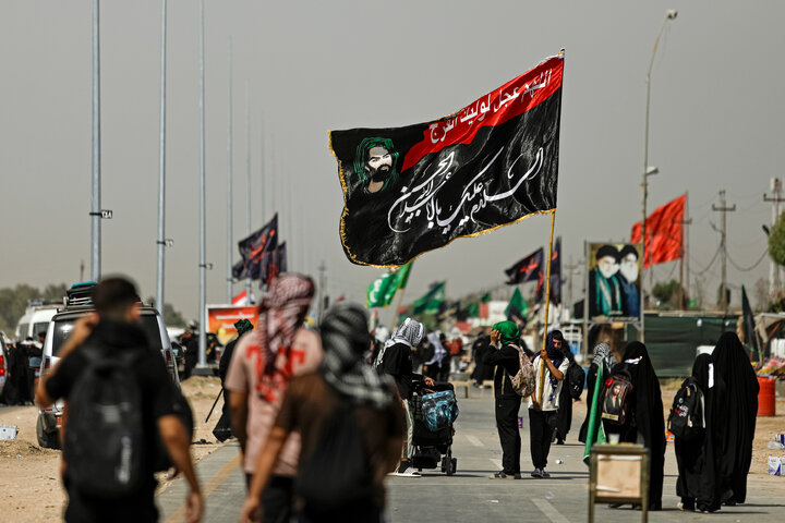 Photos: Presence of Caravan of "Envoys of Compassionate Imam" among Mawkib Organizers of Najaf