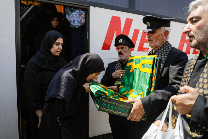Photos: Presence of Caravan of "Envoys of Compassionate Imam" among Mawkib Organizers of Najaf