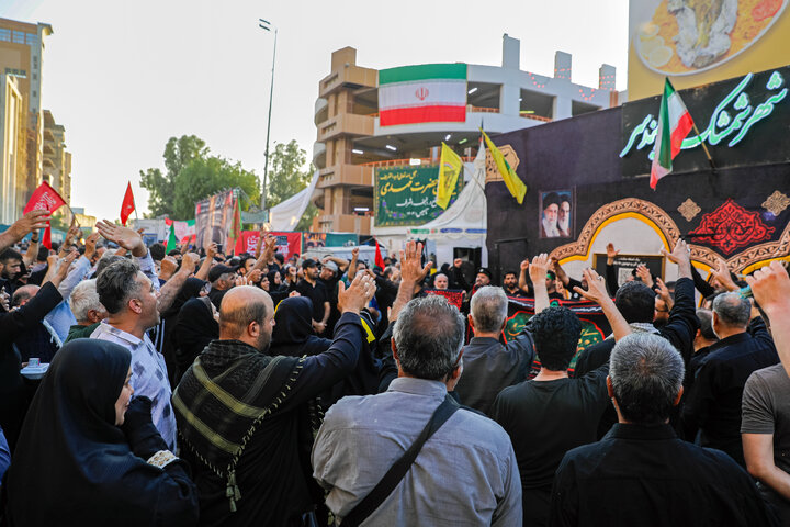 Photos: Presence of Caravan of "Envoys of Compassionate Imam" among Mawkib Organizers of Najaf