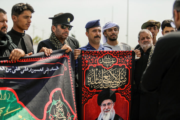 Photos: Presence of Caravan of "Envoys of Compassionate Imam" among Mawkib Organizers of Najaf