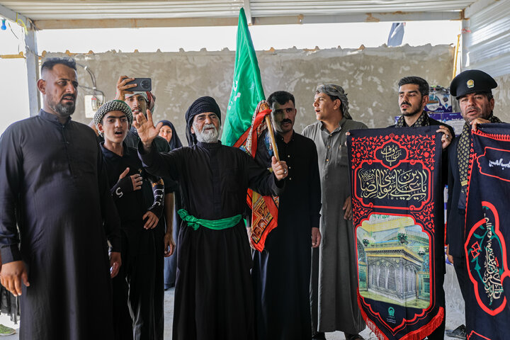 Photos: Presence of Caravan of "Envoys of Compassionate Imam" among Mawkib Organizers of Najaf