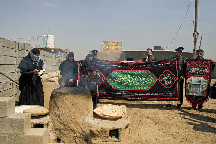 Photos: Presence of Caravan of "Envoys of Compassionate Imam" among Mawkib Organizers of Najaf