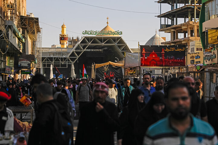 Photos: Presence of Caravan of "Envoys of Compassionate Imam" among Mawkib Organizers of Najaf