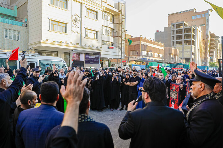 Photos: Presence of Caravan of "Envoys of Compassionate Imam" among Mawkib Organizers of Najaf