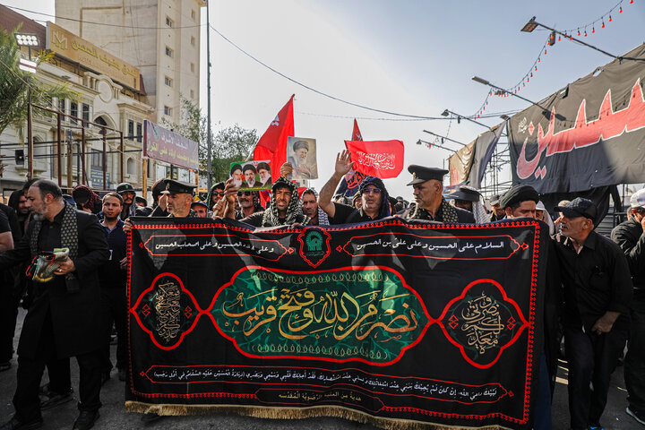 Photos: Presence of Caravan of "Envoys of Compassionate Imam" among Mawkib Organizers of Najaf