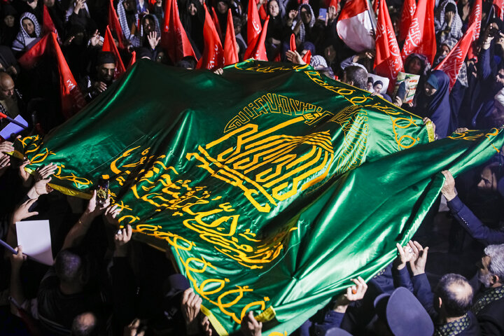 Photos: Presence of Caravan of "Envoys of Compassionate Imam (a.s.)" at Arbaeen Pilgrimage Route in Najaf