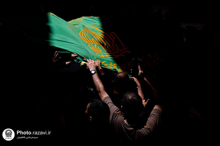 Photos: Caravan of "Envoys of Compassionate Imam (AS)" attends at Imam Ali Holy shrine