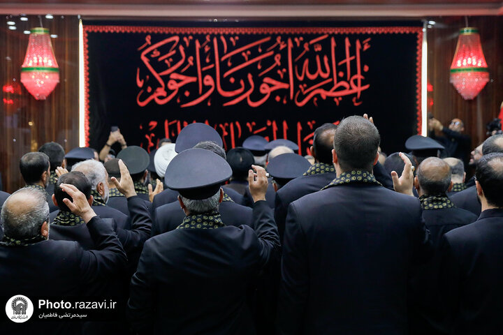 Photos: Caravan of "Envoys of Compassionate Imam (AS)" attends at Imam Ali Holy shrine