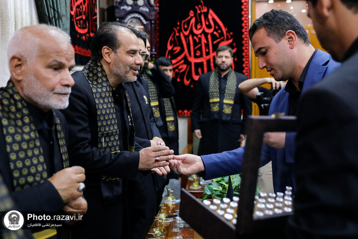 Photos: Caravan of "Envoys of Compassionate Imam (AS)" attends at Imam Ali Holy shrine