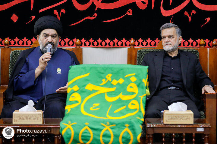 Photos: Caravan of "Envoys of Compassionate Imam (AS)" attends at Imam Ali Holy shrine