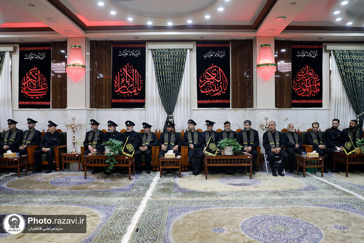 Photos: Caravan of "Envoys of Compassionate Imam (AS)" attends at Imam Ali Holy shrine