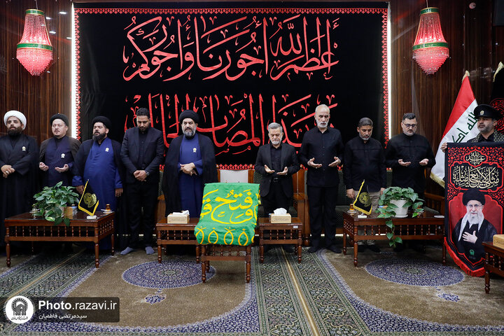 Photos: Caravan of "Envoys of Compassionate Imam (AS)" attends at Imam Ali Holy shrine