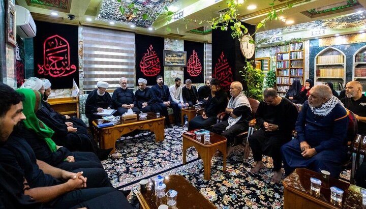 تقرير مصور/ ممثل المرجعية العليا يستقبل وفدا من دول المغرب العربي
