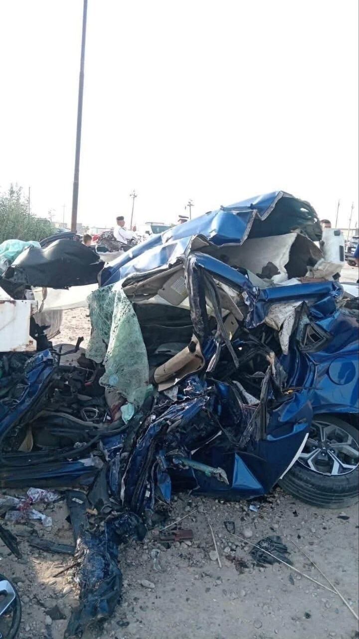 العراق.. حادث سير مروّع ضحيته 10 أشخاص بينهم زوار الأربعين في واسط