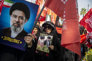 Şirazda Ərbəin Ziyarətinə Qatıla Bilməyənlərin Əzadarlıq Yürüşü \ Foto Xəbər