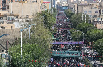 پیاده‌روی جاماندگان اربعین حسینی در تهران