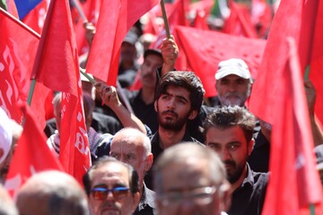 Təbrizdə Ərbəin Ziyarətinə Qatıla Bilməyənlərin Əzadarlıq Yürüşü \ Foto Xəbər