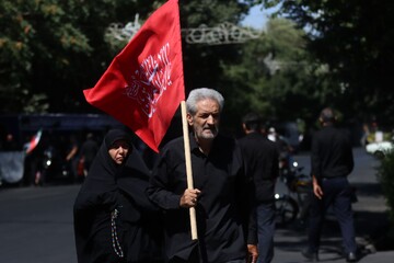 پیاده‌روی جاماندگان اربعین حسینی در تبریز