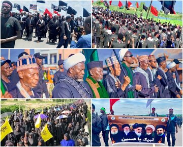 Maelfu Washiriki Matembezi ya Arubaini ya Imam Hussein (as) katika Jimbo la Kano, Nigeria +Picha