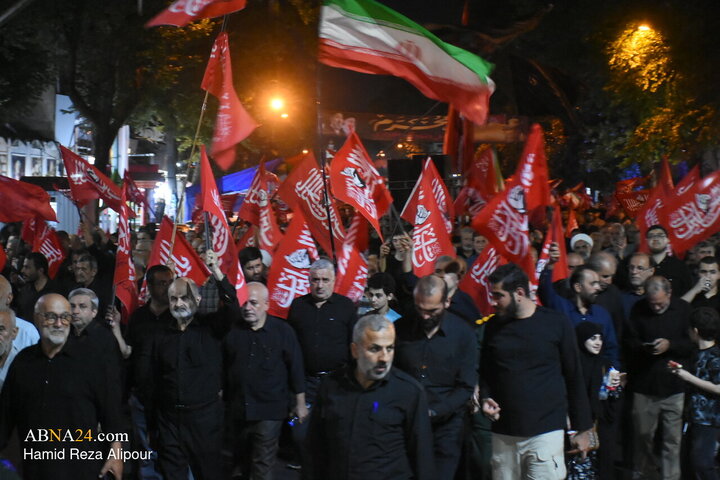 راهپیمایی جاماندگان اربعین در رشت
